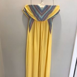 Strapless maxi dress (SM)